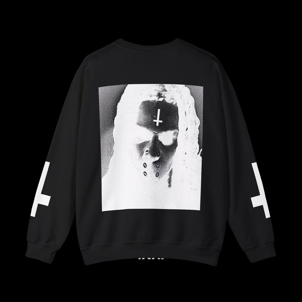 Distressed Cross Sweat